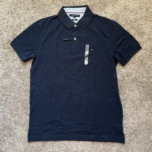 Tommy Hilfiger Men's Slim Fit Polo Navy Size L